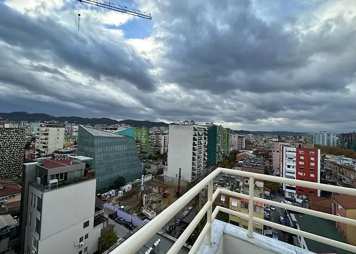 公寓 Skyline Panoramic 地拉那